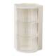 Powder puff storage box transparent rotating makeup brush