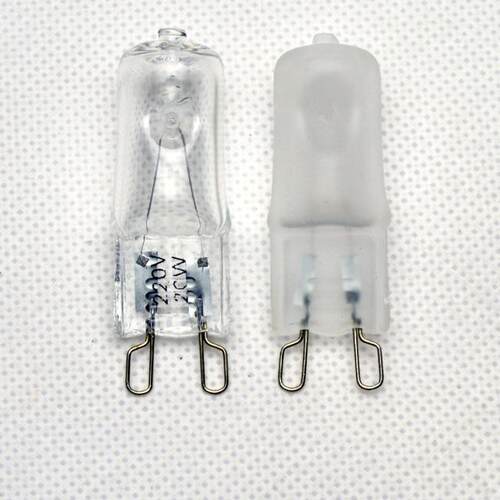 G9卤素灯珠230V20W 25W40W50W60W70W台灯水晶灯透明灯泡暖光 - 图1