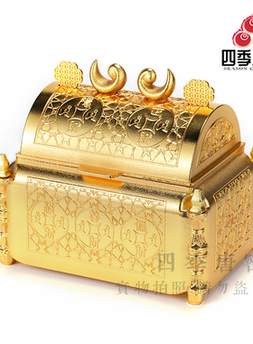 四季唐密铜合金五福大财箱