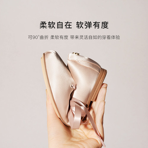 REEMOOR睿慕2025秋季新款法式复古玛丽珍鞋女交叉绑带粗跟单鞋 - 图1