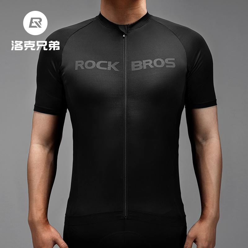 洛克兄弟骑行服套装夏季短袖运动服 rockbros骑行服