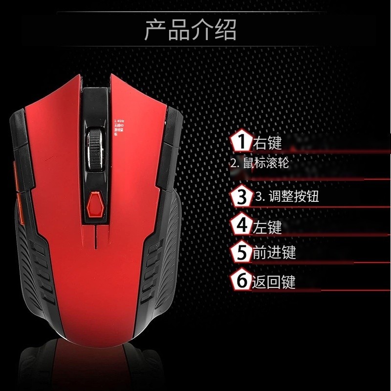无线游戏高性能续航家用2.4G办公台式电脑笔记本办公通用无线鼠标,淘宝优惠券,粉丝福利购,淘宝优惠卷