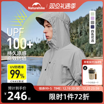 Naturhike Norwegian MENS OUTDOOR SUNSCREEN upf100 Xia SKIN CLOTHING ANTI-UV SUN PROTECTION