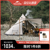 Naturhike Norway Ranch Eight Side Pyramid Tent Outdoor Camping Camping Winter Windproof Indie Tent