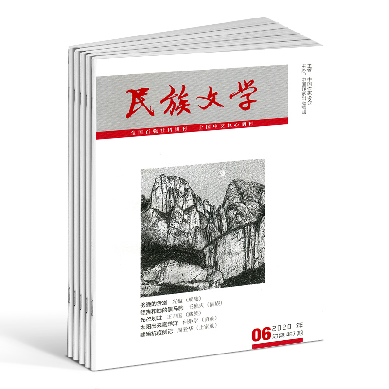 【满200减100】民族文学杂志 2026年9月起订 1年共12期 杂志铺 民族文学文化学习交流 少数民族文学刊物 期刊订阅