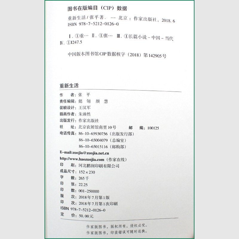 【出版社直营】重新生活 张平 张平继《抉择》《十面埋伏》后 又一现实主义力作 作家出版社旗舰店 反腐倡廉 现实主义 国计民生书 - 图2