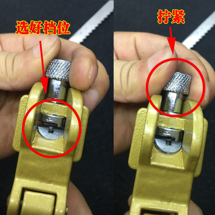 锯路钳锯齿钳带锯条手工开路器锯齿拨料器木工掰料钳修整锯路钳子 - 图3