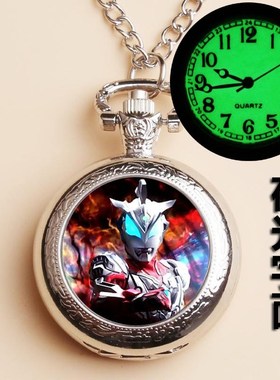 动漫夜光定制照片男孩怀表儿童表创意动漫项链表卡通节日礼物