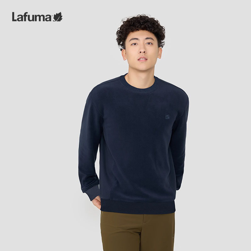 LAFUMA乐飞叶户外24秋冬新品运动奥利绒加绒卫衣男内搭打底衫上衣,淘宝优惠券,粉丝福利购,淘宝优惠卷
