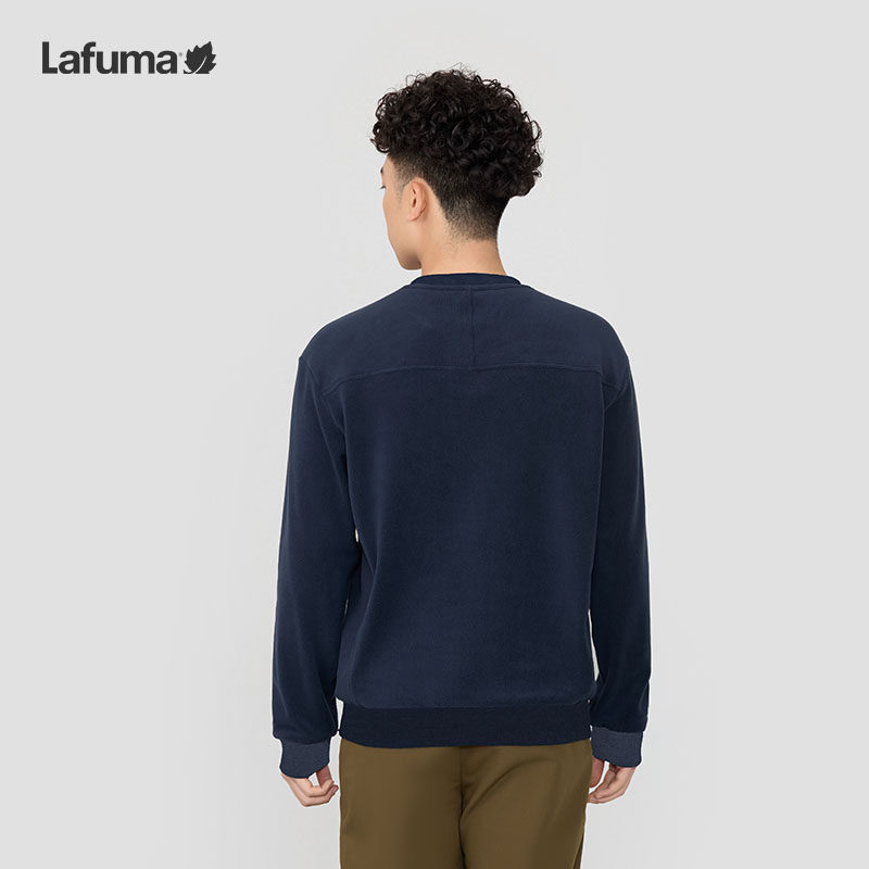 LAFUMA乐飞叶户外24秋冬新品运动奥利绒加绒卫衣男内搭打底衫上衣,淘宝优惠券,粉丝福利购,淘宝优惠卷