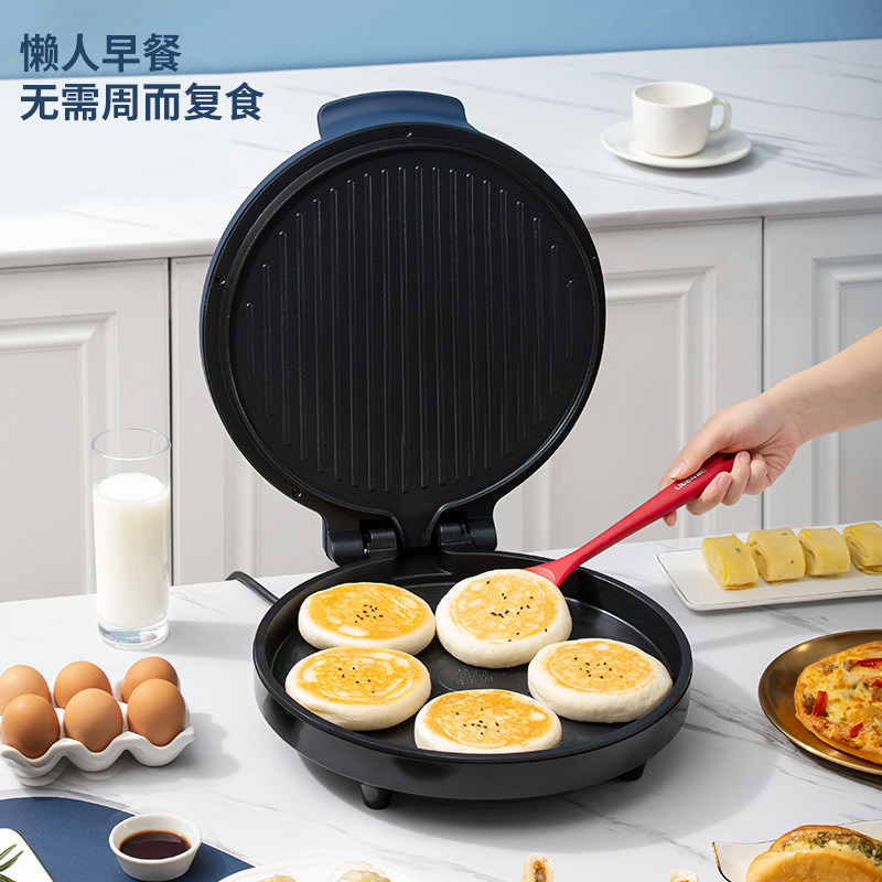 利仁家用双面加热不粘锅煎饼电饼档 众联家电数码电饼铛/可丽饼机/薄饼机
