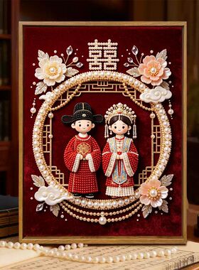 diy材料贴画高级2026客厅手工画