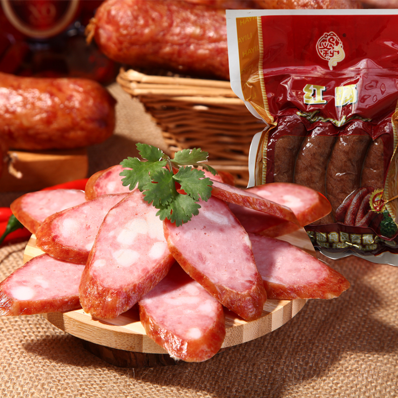 红肠礼盒哈尔滨红肠特产儿童肠正宗东北特产红肠风味肉食零食小吃