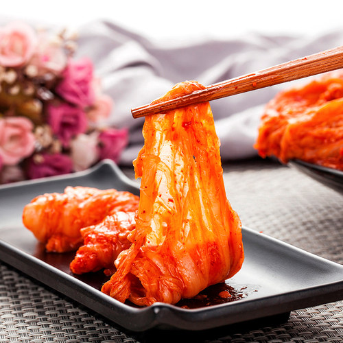韩国风味泡菜整箱10斤整颗辣白菜东北朝鲜族咸菜下饭菜散装批发 - 图2