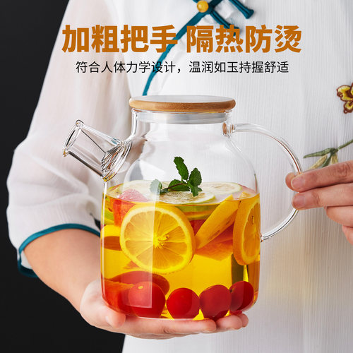 玻璃茶壶加厚茶水分离大泡茶壶家用电陶炉烧水壶花茶茶具专用新款 - 图0