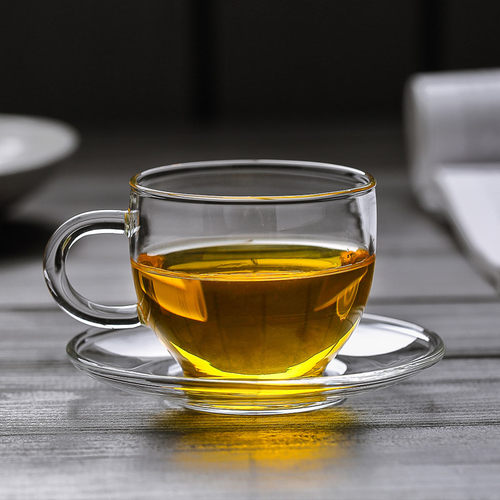 美斯尼 玻璃茶托 茶道配件 小碟子 茶托 杯垫 茶道杯托杯碟 盏托 - 图2