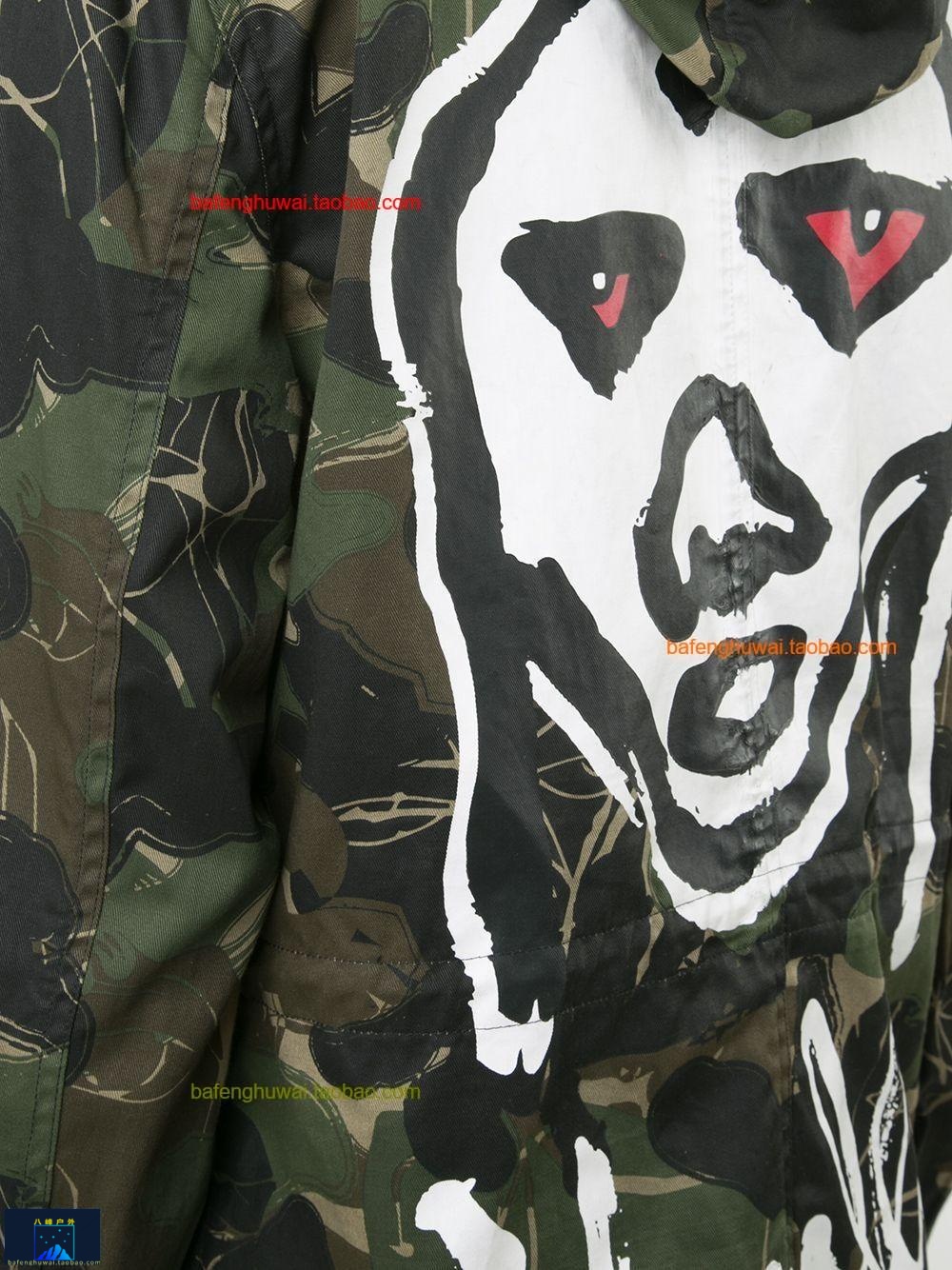 欧美正品Haculla camouflage print 外套大衣 男休闲上衣夹克轻 - 图3