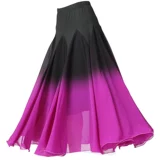 Элитная шифоновая юбка, градиент