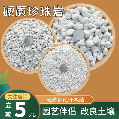 硬质珍珠岩大颗粒蛭石养花用多肉兰花专用植料育苗花卉种植营养土 - 图0