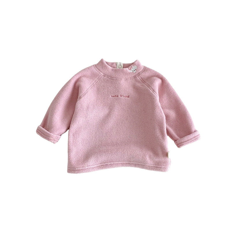 儿童摇粒绒打底衫冬季宝宝半高领T恤加厚保暖内搭男童卡通上衣潮,淘宝优惠券,粉丝福利购,淘宝优惠卷