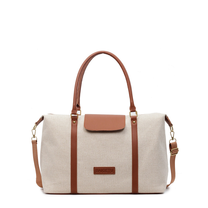 大容量旅行包女轻便短途登机包出差手提行李包运动外出旅游帆布包,淘宝优惠券,粉丝福利购,淘宝优惠卷