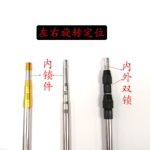 伸缩杆引绳杆高空作业杆挂灯笼钩货车封篷钩挑线杆多功能钩支衣杆 - 图1