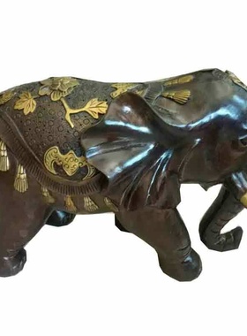 铸铜大象家居摆件送礼铸铜