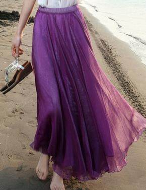 雪纺连衣裙春夏网纱裙大码两穿飘逸大摆百褶长裙广场舞裙子半身裙,淘宝优惠券,粉丝福利购,淘宝优惠卷