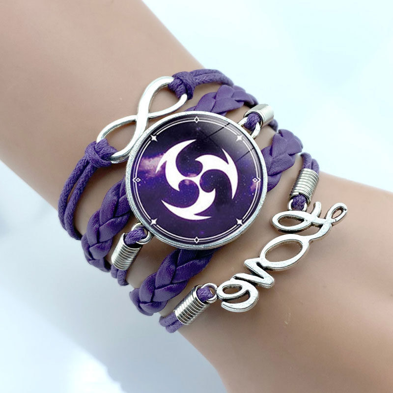 【可可漫屋】原神周边手环编制手链神之眼元素夜光编织衍生品礼物