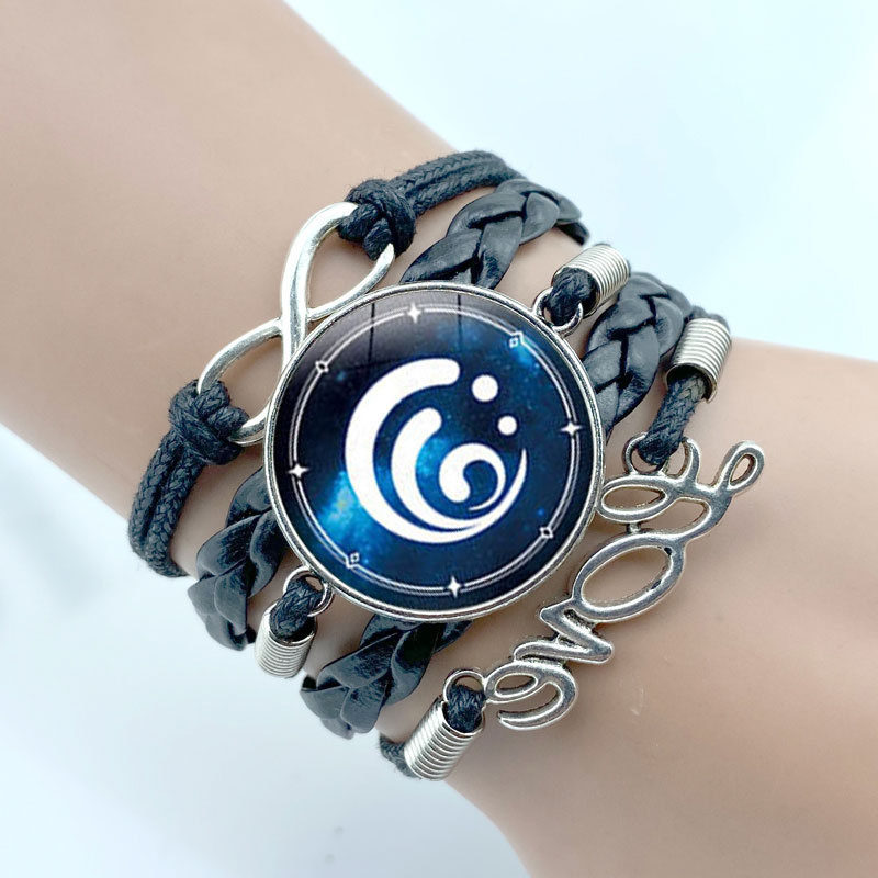 【可可漫屋】原神周边手环编制手链神之眼元素夜光编织衍生品礼物