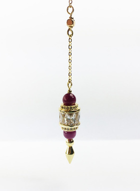 天然灵摆金属原创设计水晶