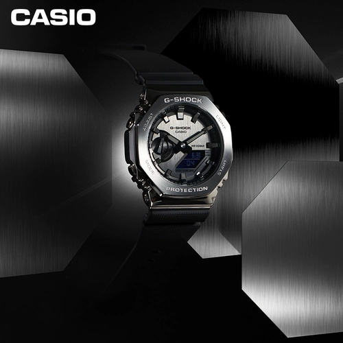 Casio Watch Male Gshock Limited Edition Ежемесячный задних сельскохозяйственных дубов Железный темный сердце восьмиугольный GM2100