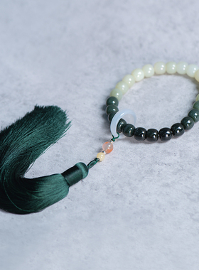 渐变色玉手串简修行轻奢情侣