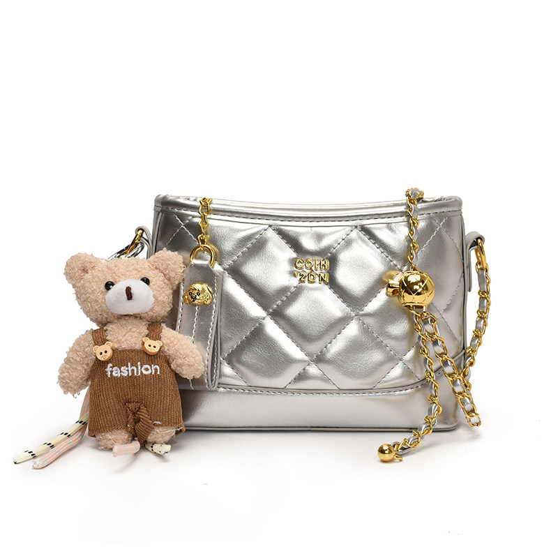 轻奢小众超火小包包女式2025新款秋冬菱格链条包高级感斜挎水桶包,淘宝优惠券,粉丝福利购,淘宝优惠卷