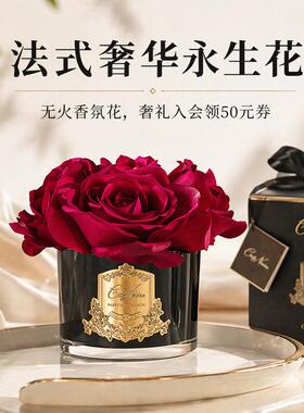 法国进口无火香薰永生花礼盒轻奢
