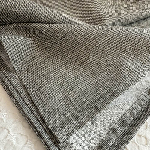 加厚款！55%亚麻 45%棉！外贸棉麻床单单件印花肌理纹双人睡单 - 图1