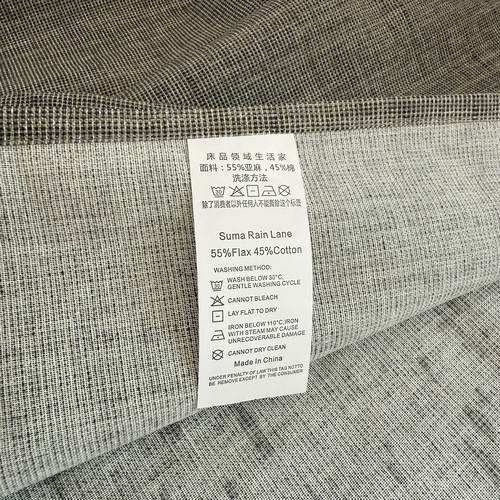 加厚款！55%亚麻 45%棉！外贸棉麻床单单件印花肌理纹双人睡单 - 图3