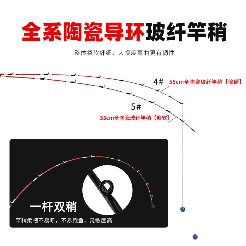 欧贝丝特缘五代5全陶瓷导环FUJI微铅筏钓竿杆钓鱼竿船阀翘桥伐斯