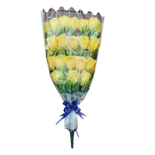 上坟花绢花手捧花清明节花仿真花束扫墓用塑料花祭祖祭祀用品假花 - 图3