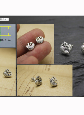 集泰字号男女纯银个性原创戒指