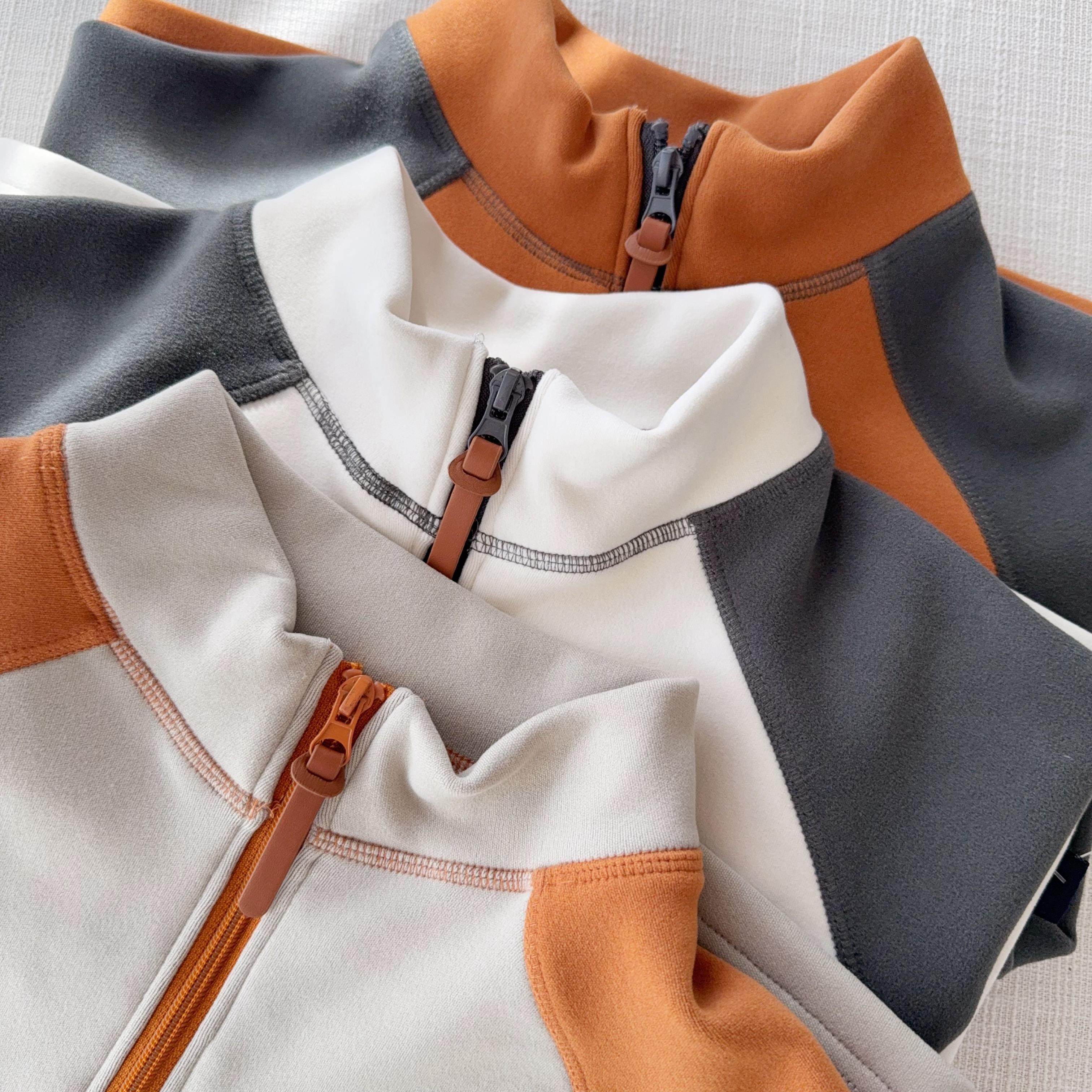 【直播间浮力款】山系户外加绒卫衣中大童拼色款运动打底T恤,淘宝优惠券,粉丝福利购,淘宝优惠卷