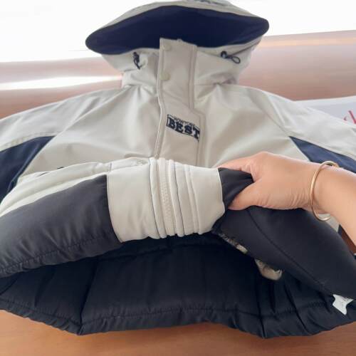 【断码清】中大童年款战袍冲锋衣棉服三层保暖儿童棉袄加厚外套 - 图2