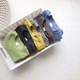 Простая базовая рубашка для мальчиков и девочек корейские дети 2020 Осень и зимний многоцветный родитель.