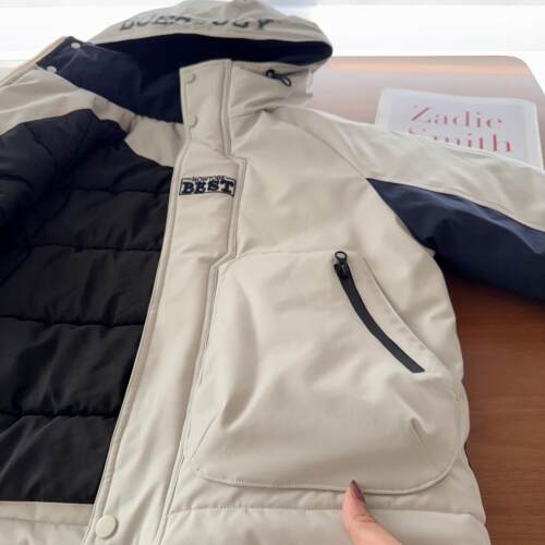 【断码清】中大童年款战袍冲锋衣棉服三层保暖儿童棉袄加厚外套 - 图3