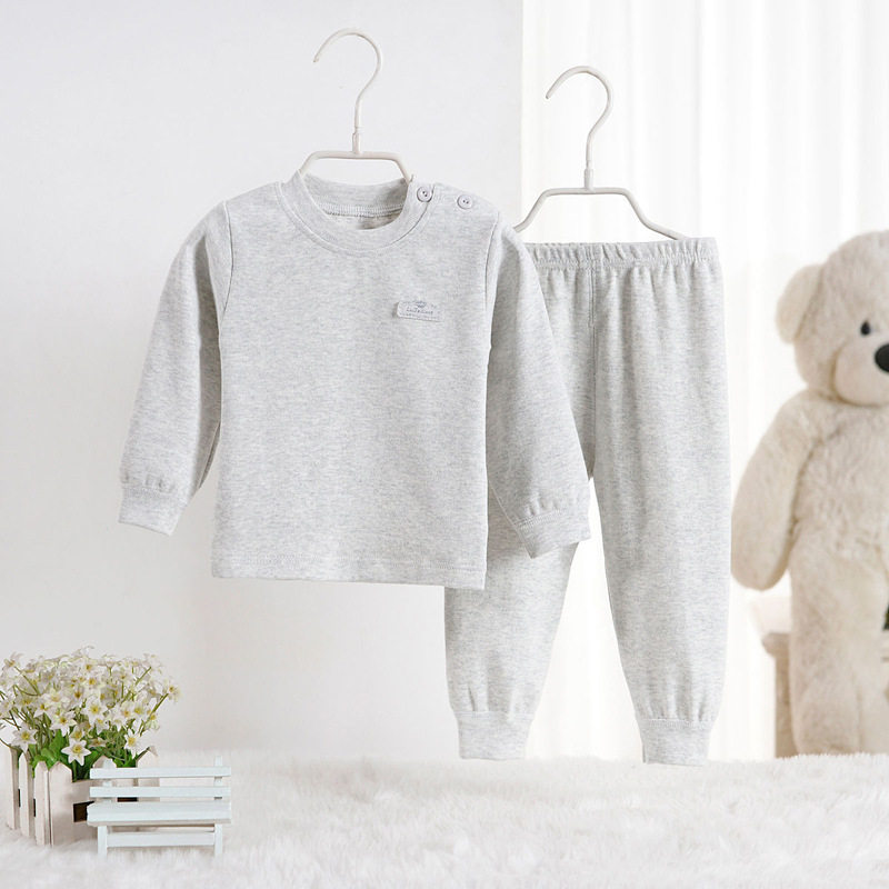 儿童纯棉秋衣秋裤男童女童舒绒彩棉宝宝套装婴儿秋冬全棉保暖内衣,淘宝优惠券,粉丝福利购,淘宝优惠卷