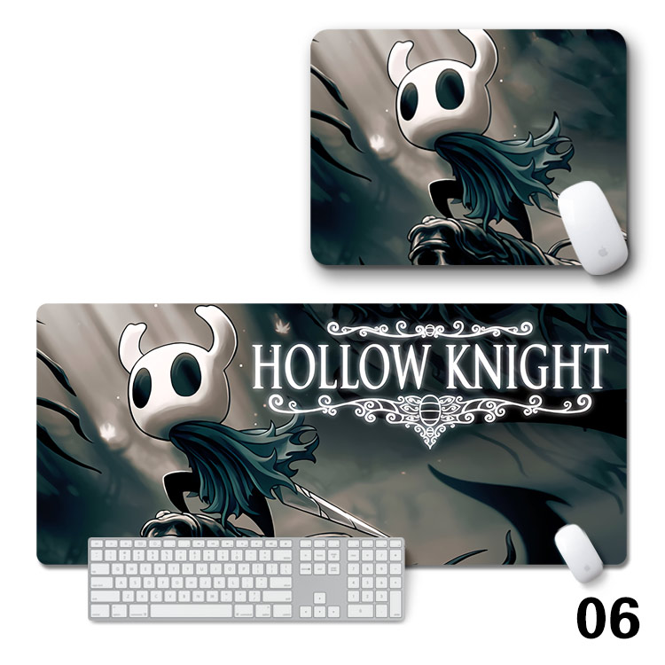 空洞骑士鼠标垫 Hollow Knight游戏周边超大桌垫 PS4游戏加厚胶垫-图1