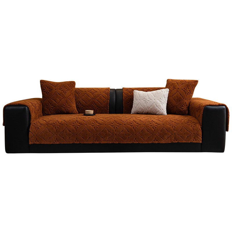 冬季毛绒沙发垫秋冬防滑三座一贵妃皮坐垫套罩2025新款流行盖布巾,淘宝优惠券,粉丝福利购,淘宝优惠卷