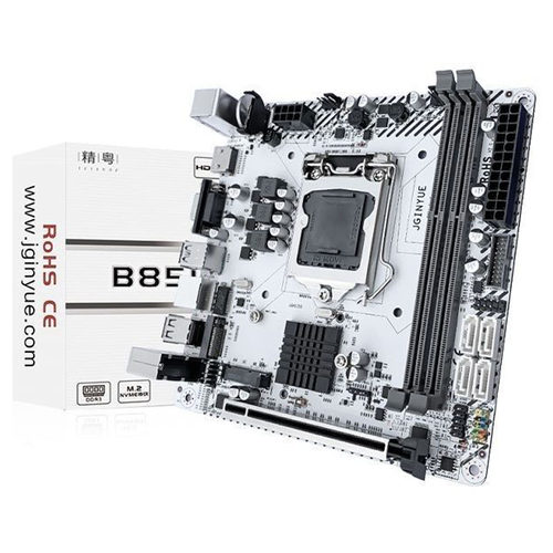 【正品】精粤H97i-PLUS主板WiFi电脑1150针i3i5迷你iTX台式机Z97i - 图0