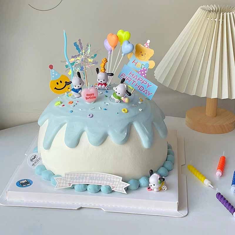 网红库洛米蛋糕装饰摆件帕恰狗玉桂狗KT猫三丽欧生日蛋糕装饰,淘宝优惠券,粉丝福利购,淘宝优惠卷