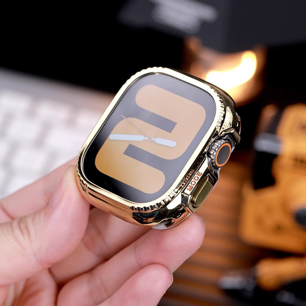 星图1ultra49mm2代10s46锌合金iwatch新款秒变金属壳苹果手表带applewatch42包裹背面防摔磕碰屏幕iPhone改装